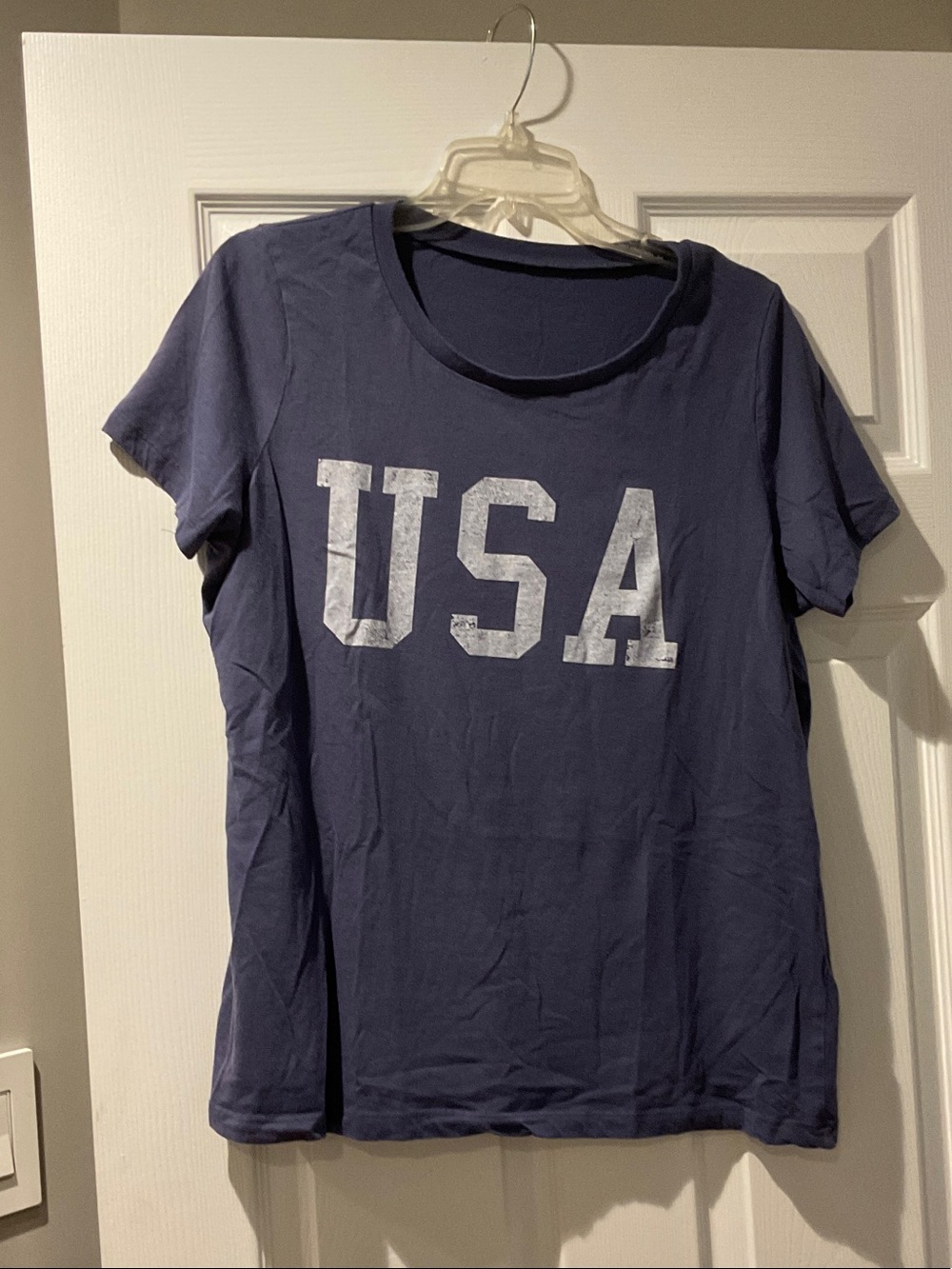 USA Graphic Tee - Navy Women’s Short Sleeve Top